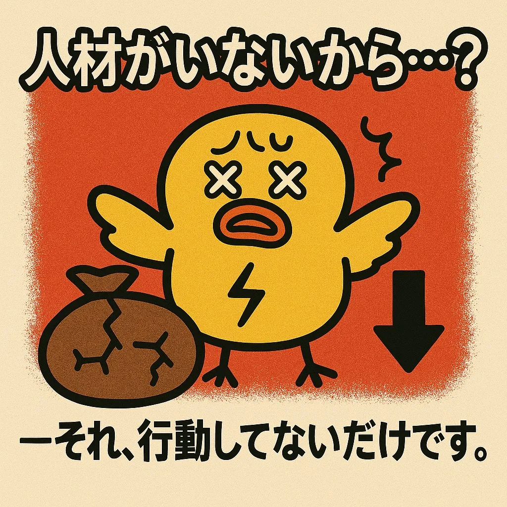 『人がいないから倒産って、おかしくありませんか？』