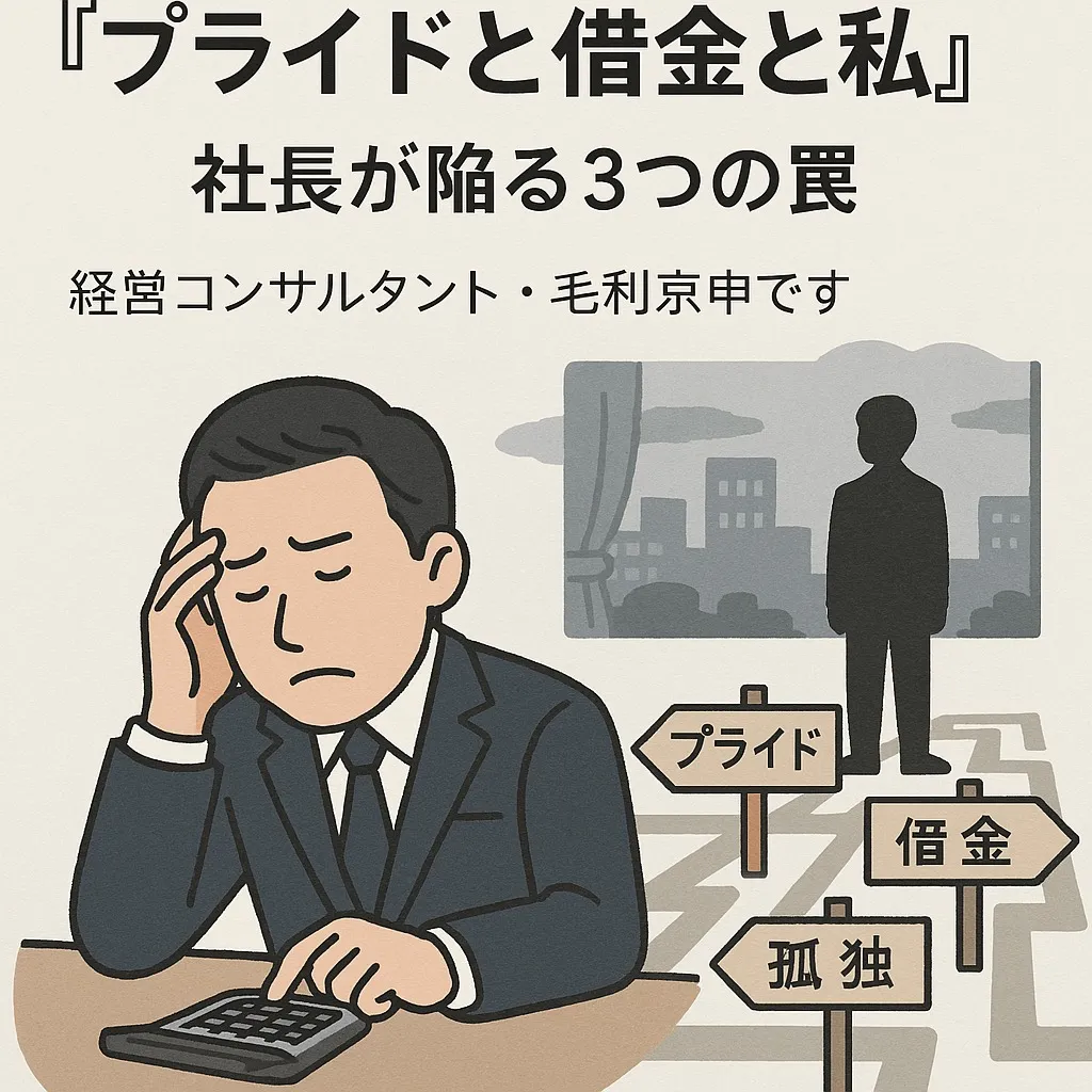 「プライドと借金と私」―社長が陥る3つの罠～1％の自信と99...