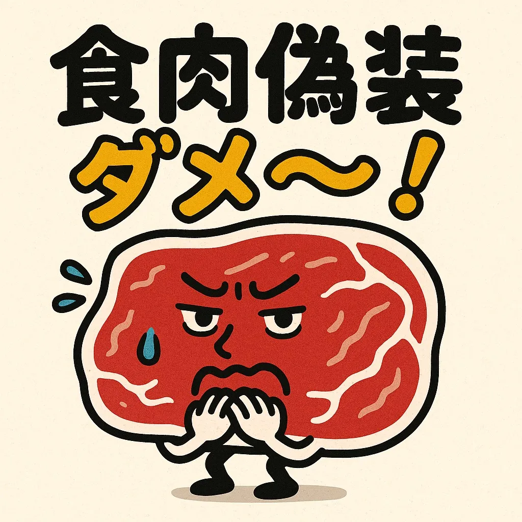 「またしても消費期限偽装。